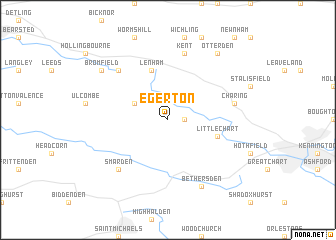 map of Egerton