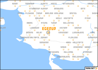 map of Egerup