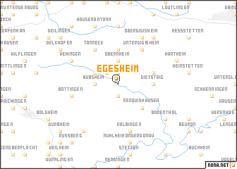 map of Egesheim