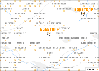 map of Egestorf