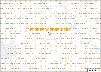 map of Eggersdorf bei Graz