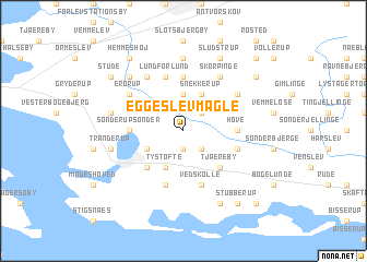 map of Eggeslevmagle