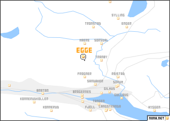 map of Egge