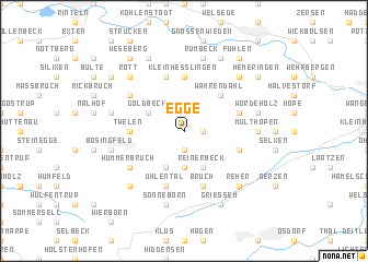 map of Egge