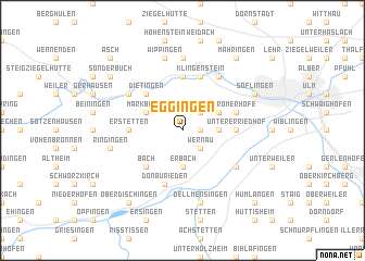 map of Eggingen