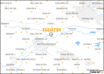 map of Egginton