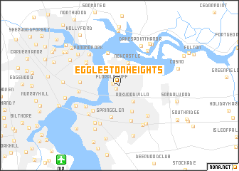 map of Eggleston Heights