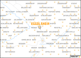 map of Eggolsheim