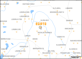 map of Egipto