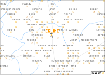 map of Eglimé