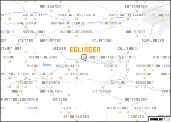 map of Eglingen