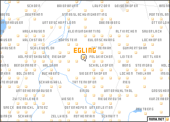 map of Egling