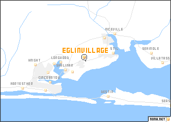 map of Eglin Village