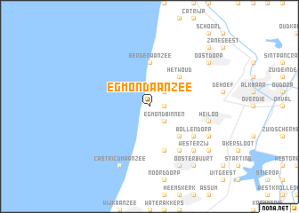 map of Egmond aan Zee