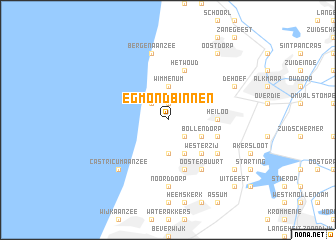 map of Egmond-Binnen