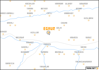 map of Eğmür