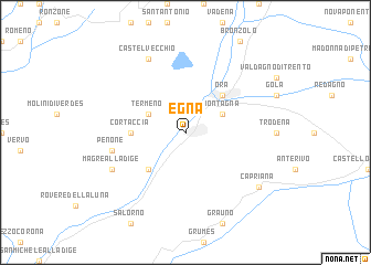 map of Egna