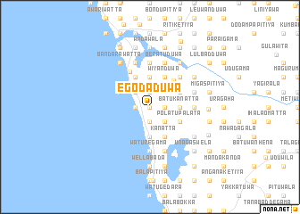 map of Egodaduwa