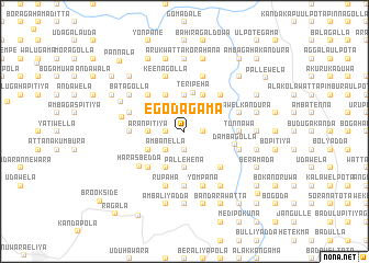 map of Egodagama