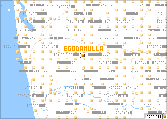 map of Egodamulla