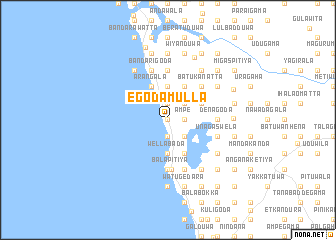 map of Egodamulla