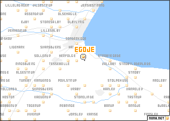 map of Egøje