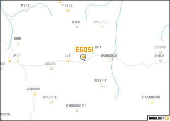map of Egosi
