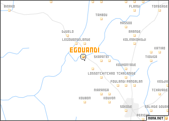 map of Egouandi