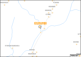 map of Egoumbi