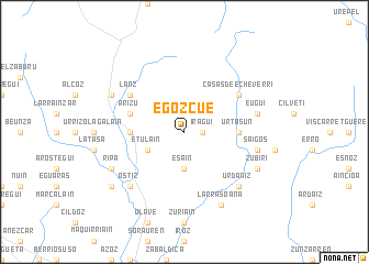map of Egozcue