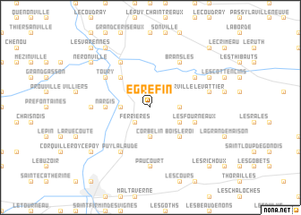 map of Égrefin