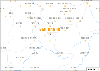 map of Eğriambar