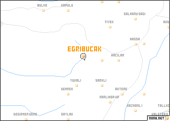 map of Eğribucak