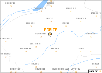 map of Eğrice