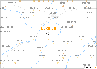 map of Eğrikum