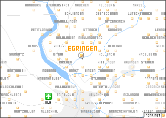 map of Egringen