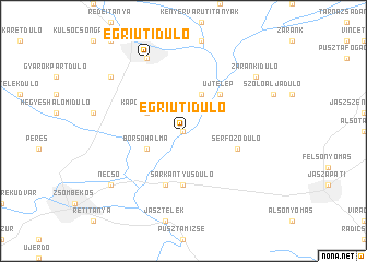 map of Egri Úti Důlő