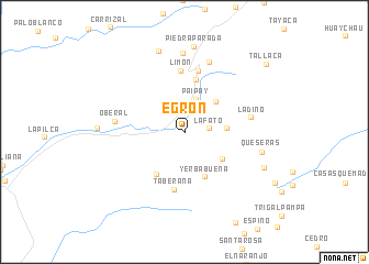 map of Egrón