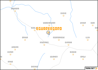 map of Eguare Egoro