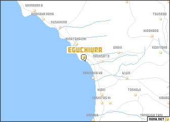 map of Eguchiura