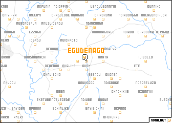 map of Egudenago