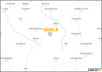 map of Eguéla