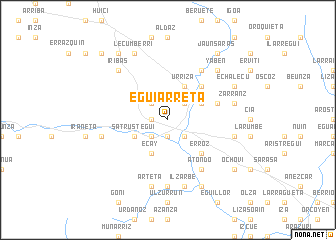 map of Eguiarreta