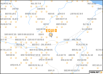 map of Eguia