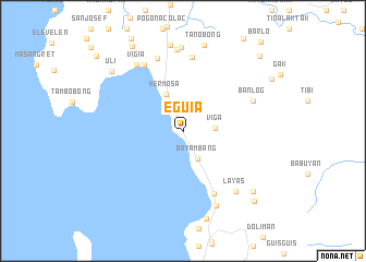 map of Eguia