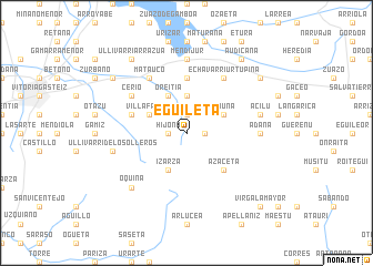 map of Eguileta