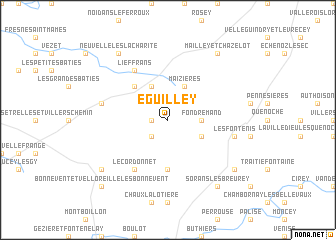 map of Éguilley