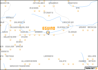 map of Eguino