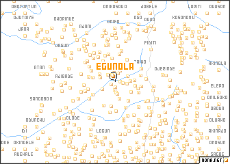 map of Egun Ola