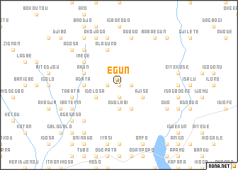 map of Egun